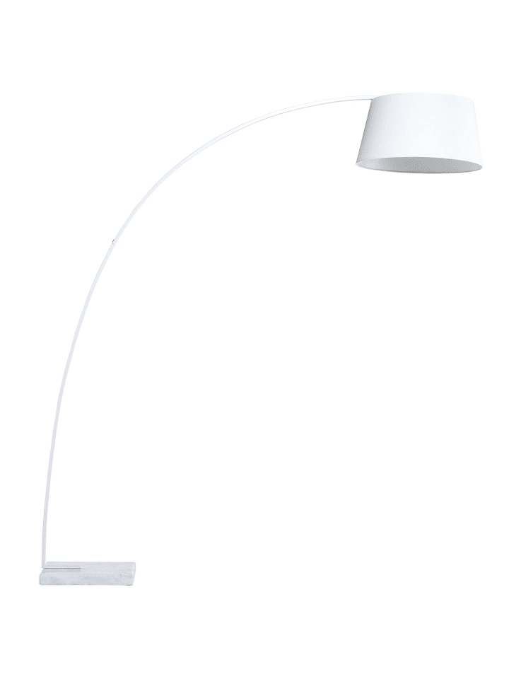 Beliani Stehleuchten BENUE in Weiß - (W) 50 x (H) 188 x (L) 50 cm günstig kaufen onesize