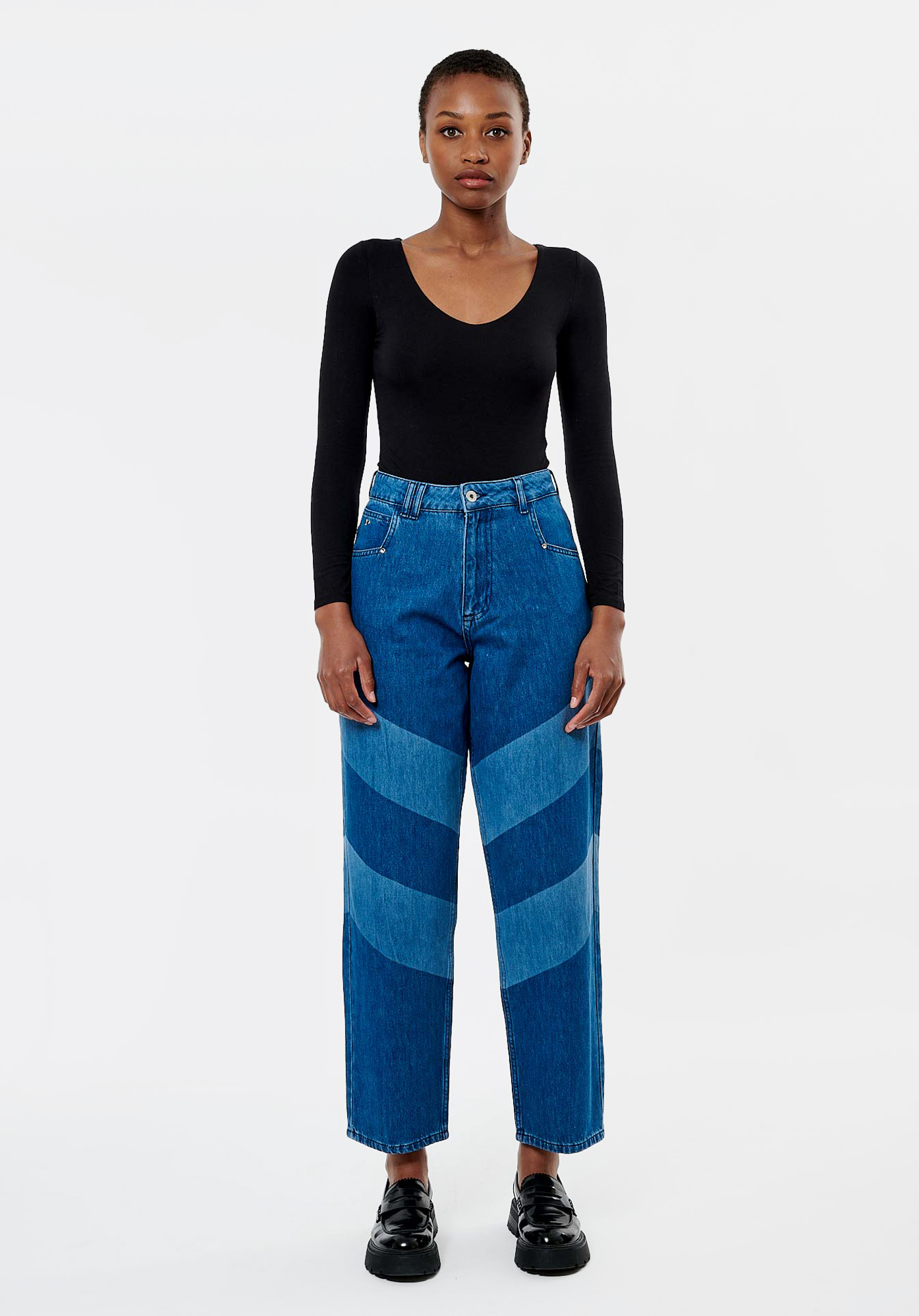 DUDE   Jean loose femme 100% coton