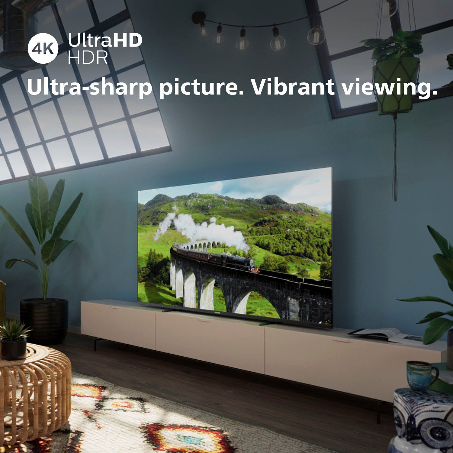 Philips 50PUS7608/12 LED-Fernseher (126 cm/50 Zoll, 4K Ultra HD, Smart-TV)
