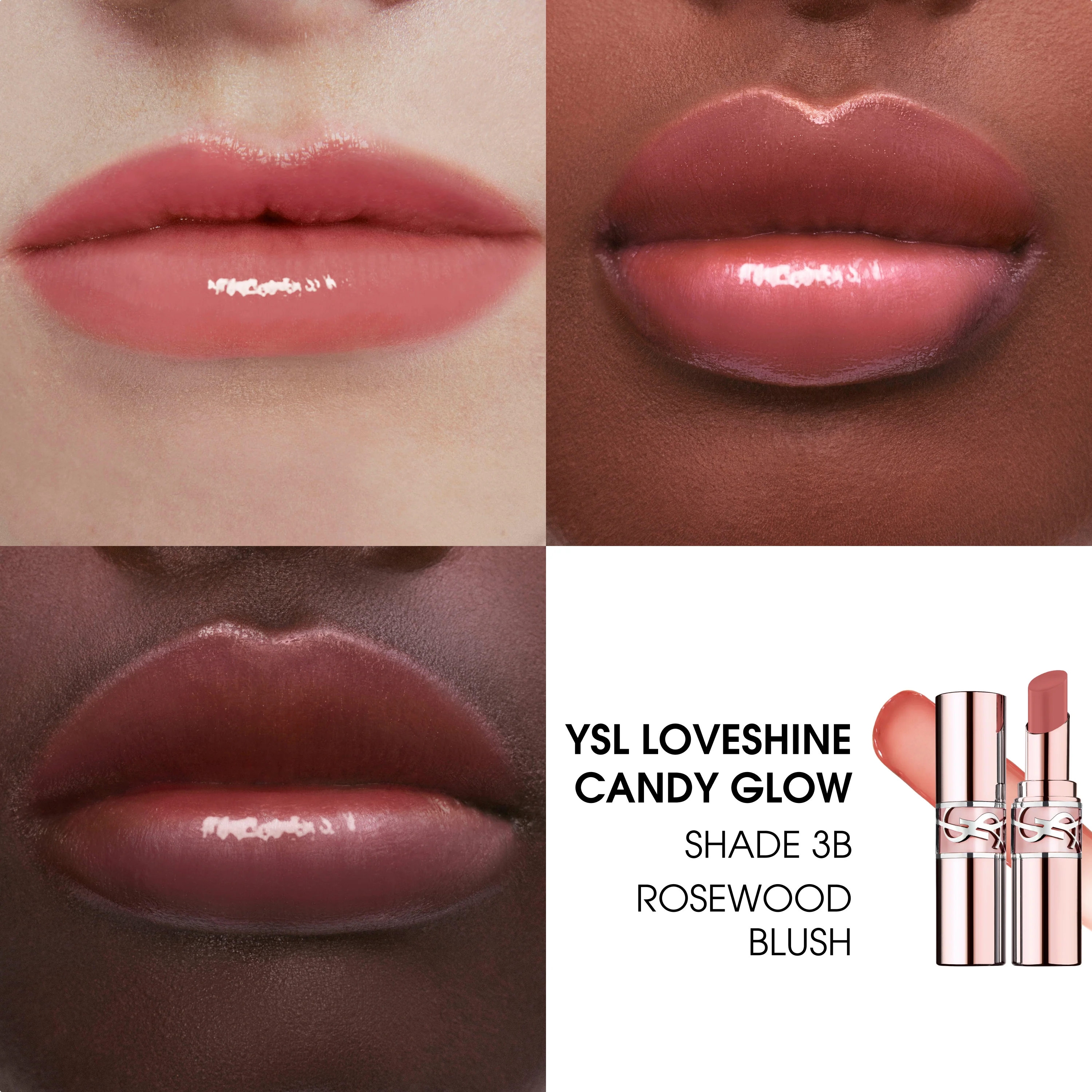 Labbra YSL Loveshine Candy Glow - Rossetto brillante, Balsamo Labbra, Rossetto