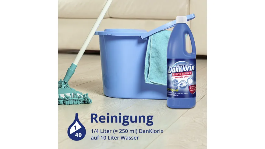DanKlorix Original Hygienereiniger mit Chlor 1 1.5 l