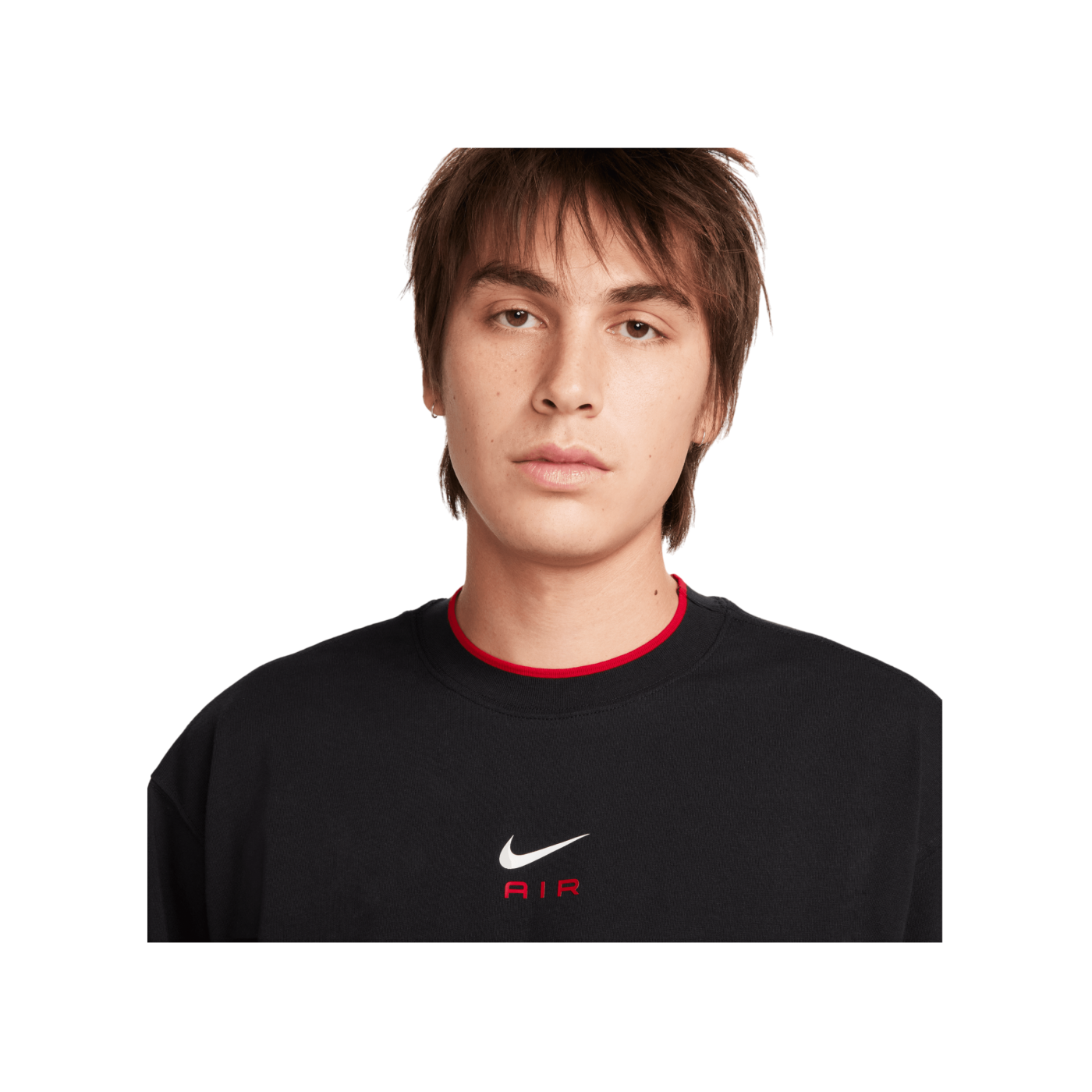 Nike Air Fit T-Shirt Schwarz Rot F011