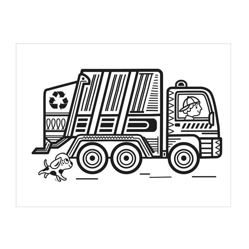 Livre Peinture magique à l'eau, Les camions - Lito