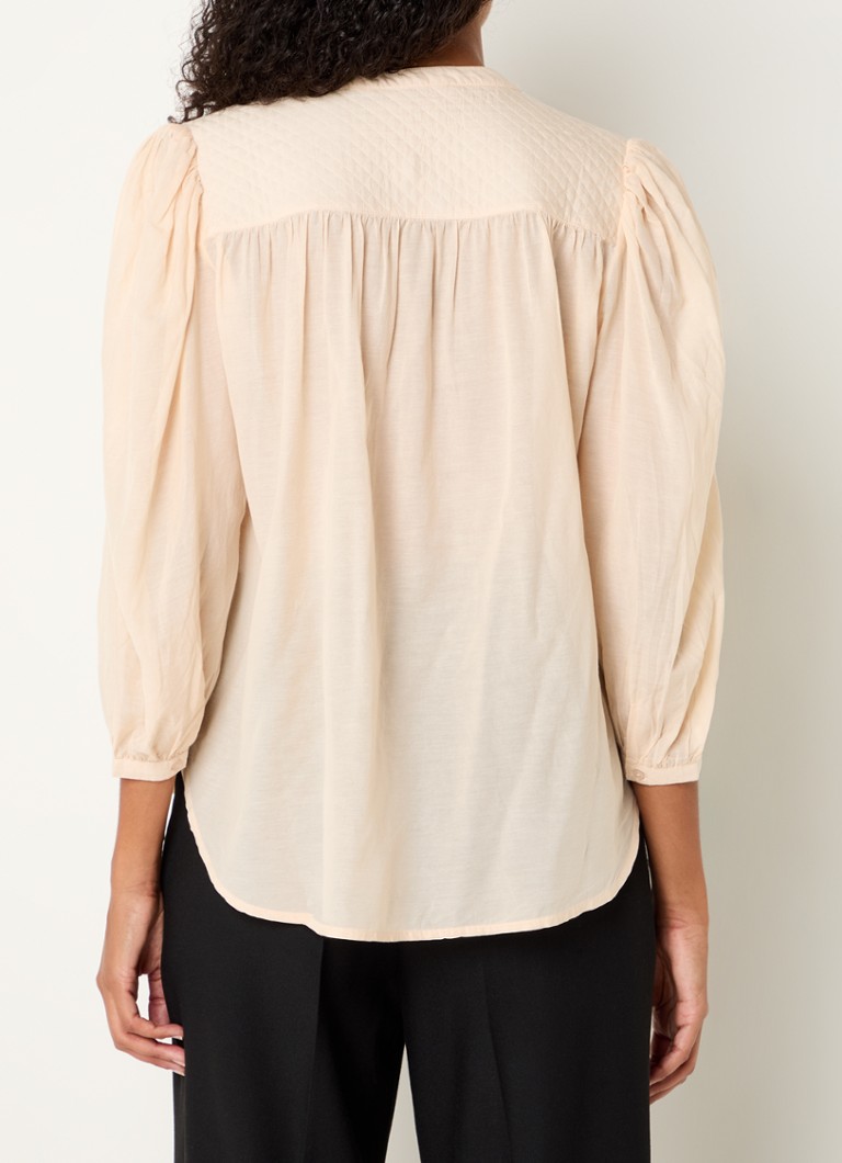 Sessùn  Suzy blouse met pofmouw