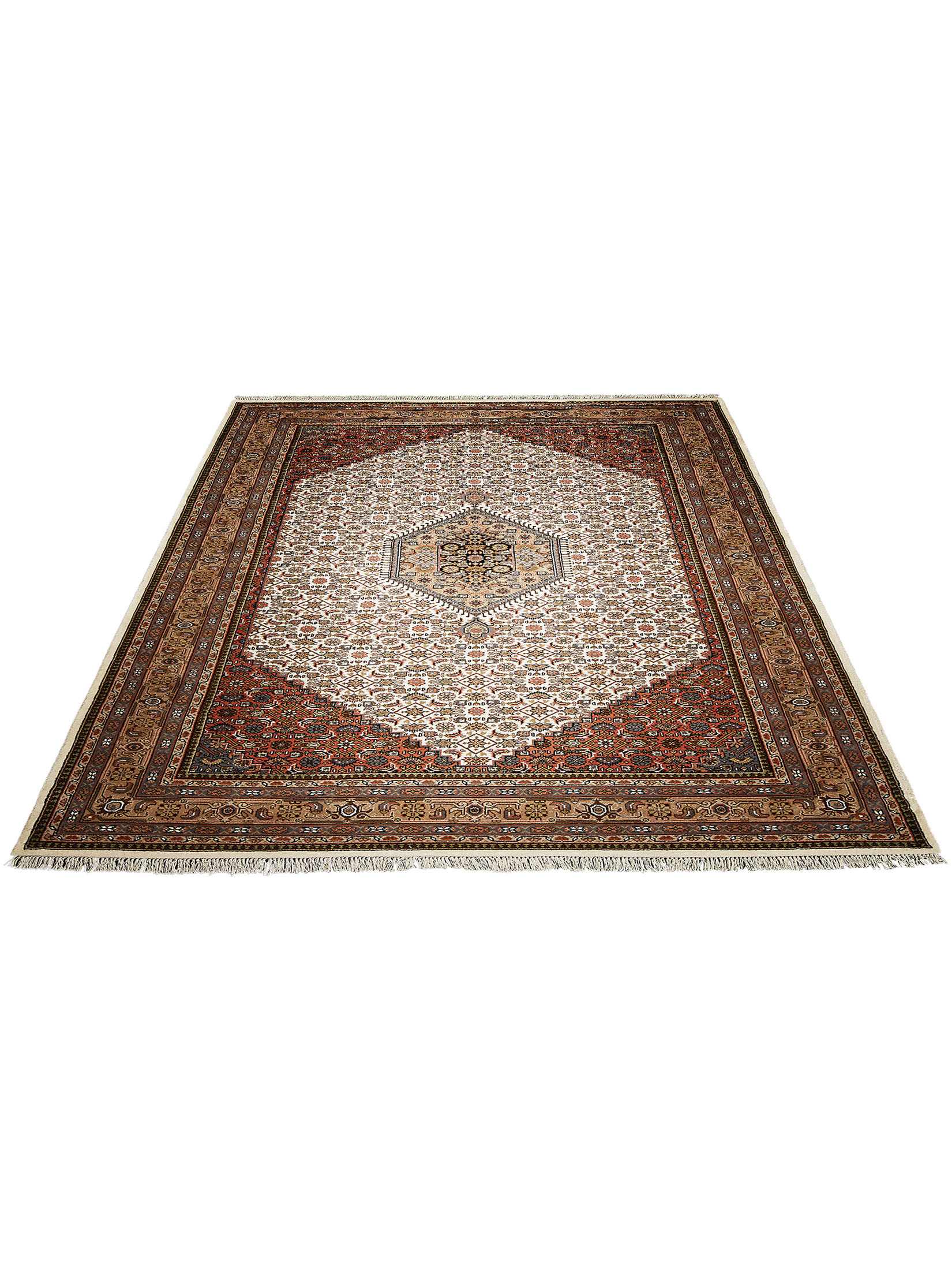 Rawara Bidjar Orient-Teppich, Beige