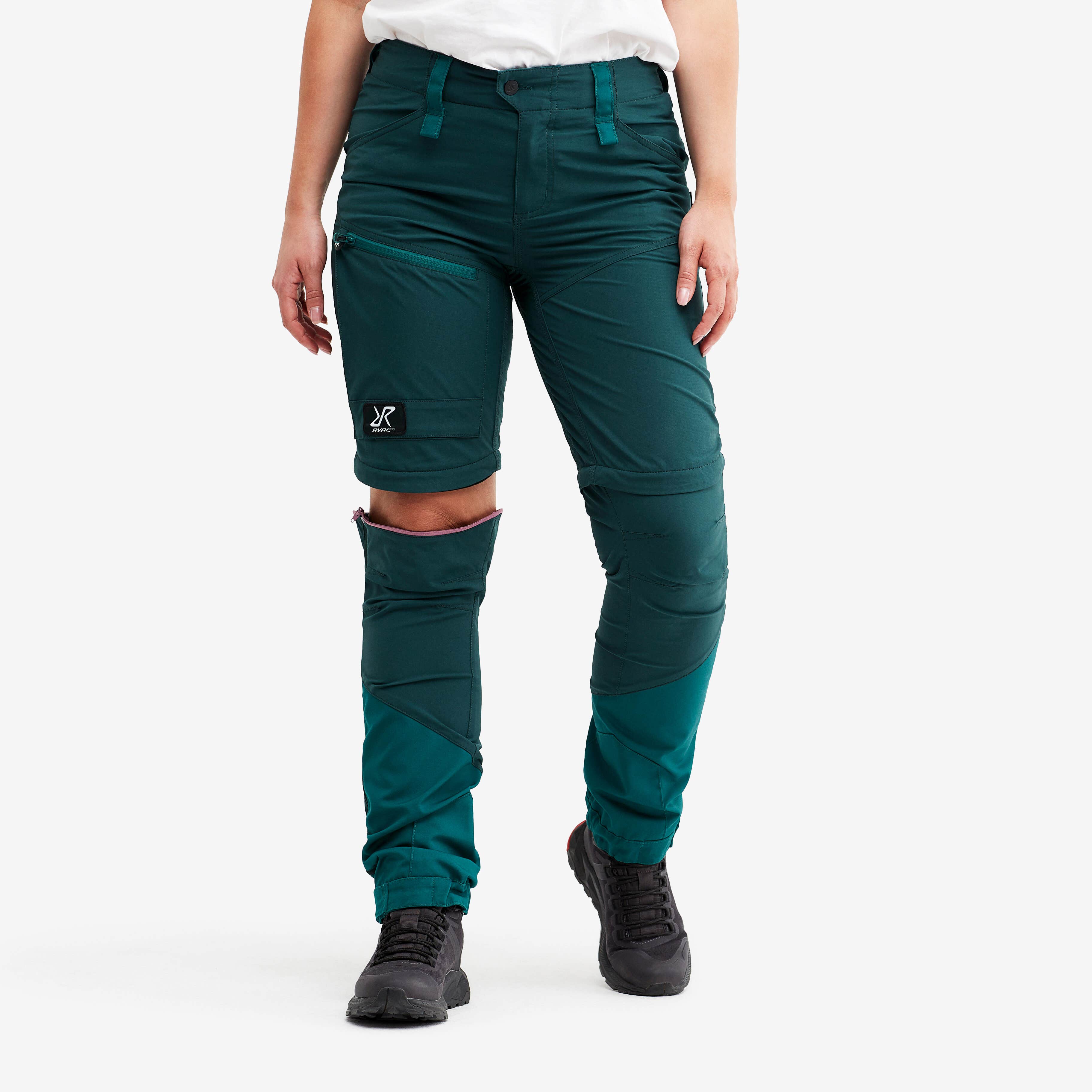 Silence T-zip Pants Femme Dark Teal