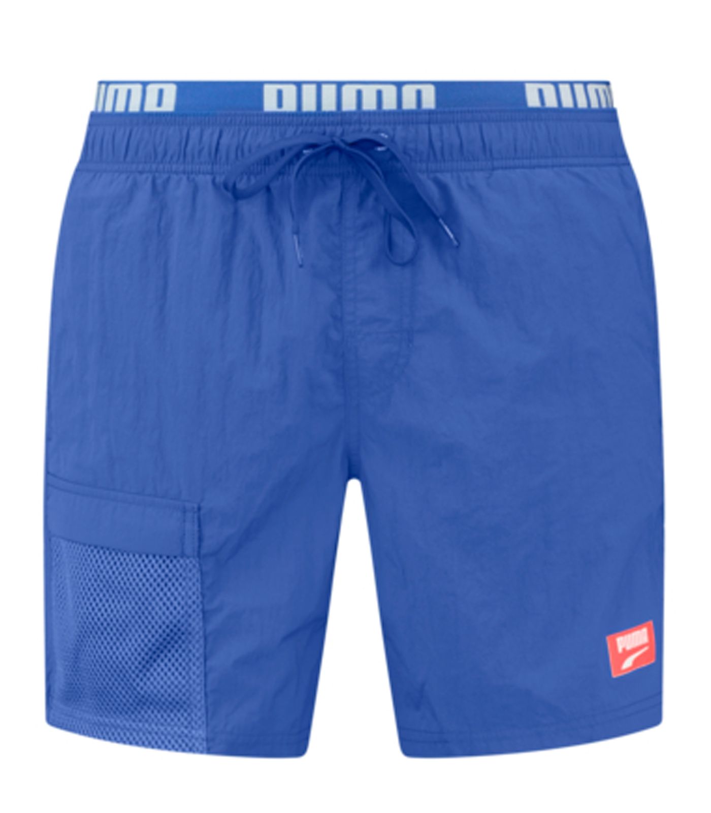 PUMA Benjamin Blue Mittellange Utility Schwimmhose