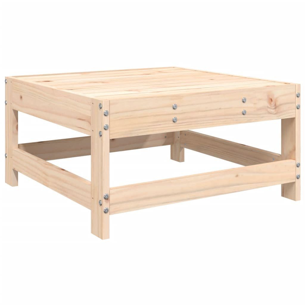 vidaXL Loungesofa Gartenhocker mit Kissen Massivholz Kiefer, 1 Teile