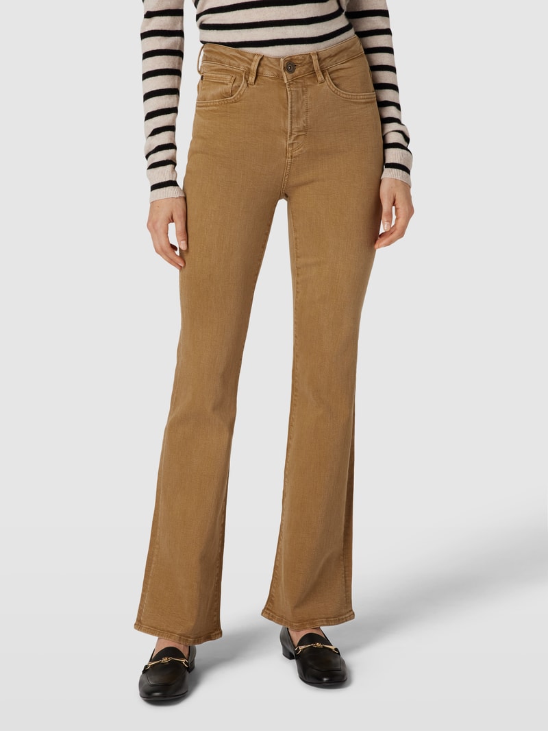 Jeans im 5-Pocket-Design Modell 'CELIA' in beige