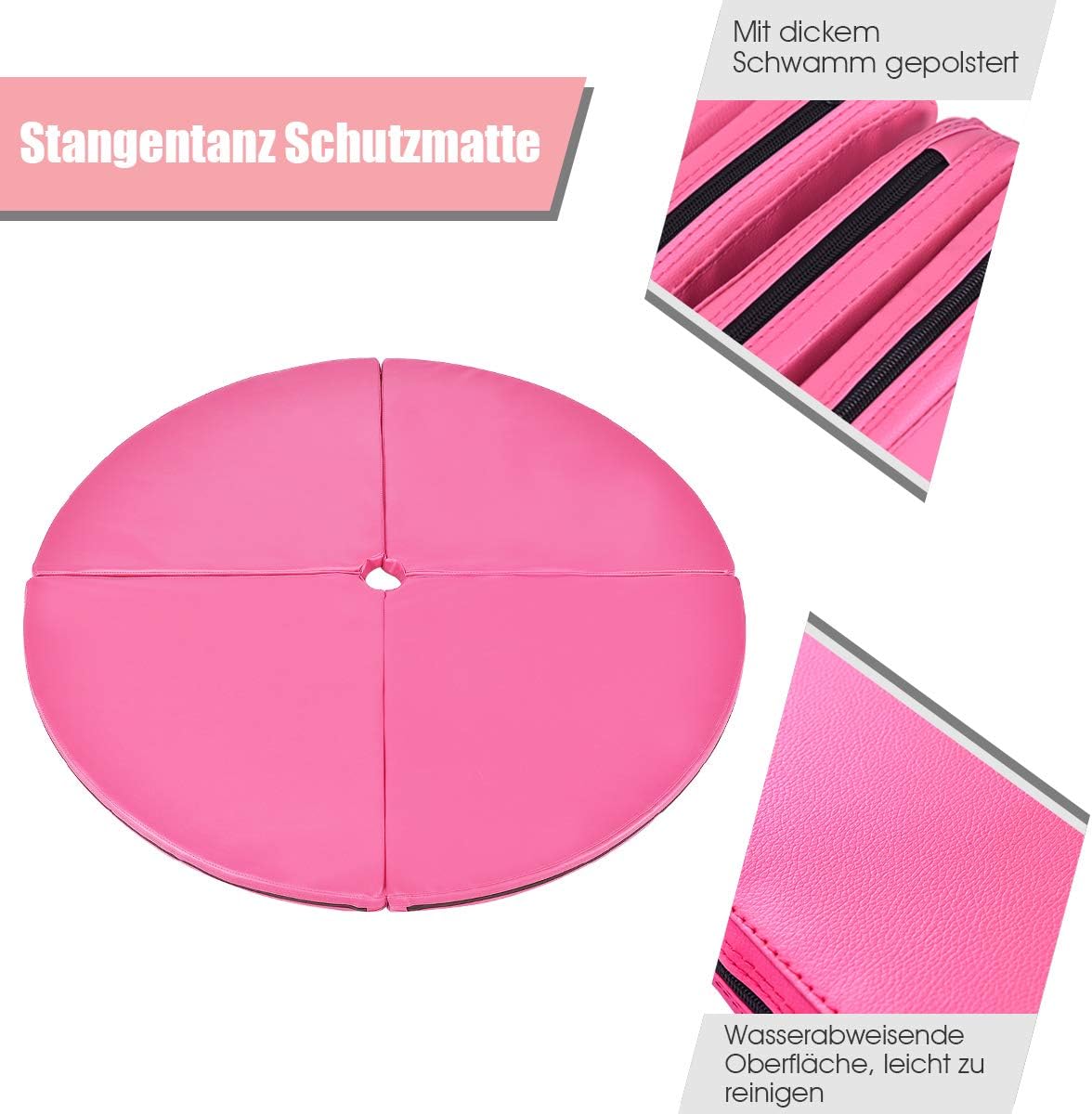 Costway COSTWAYStangentanz Schutzmatte 150 cm