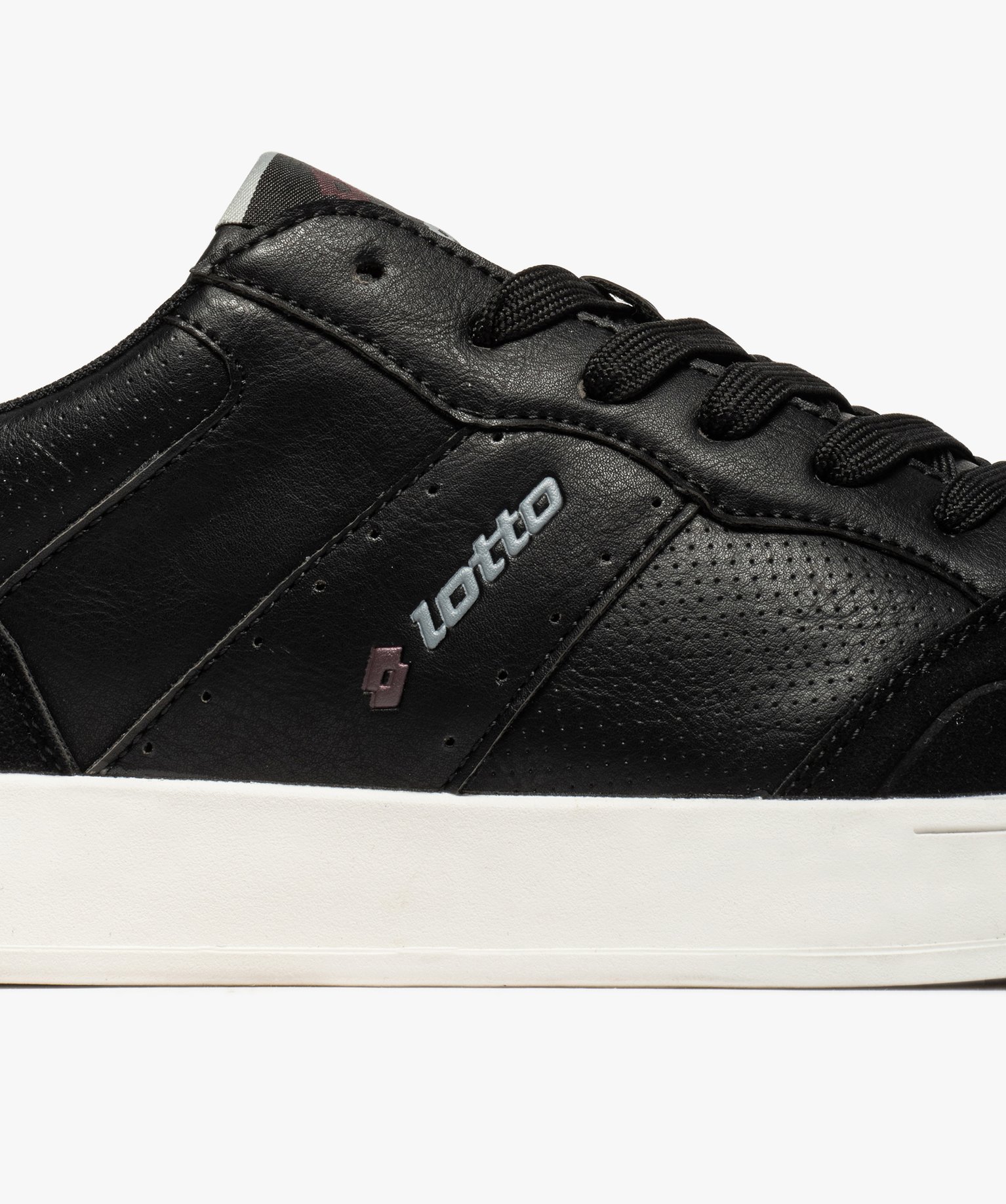 Baskets homme unies style skateshoes - Lotto noir | GEMO