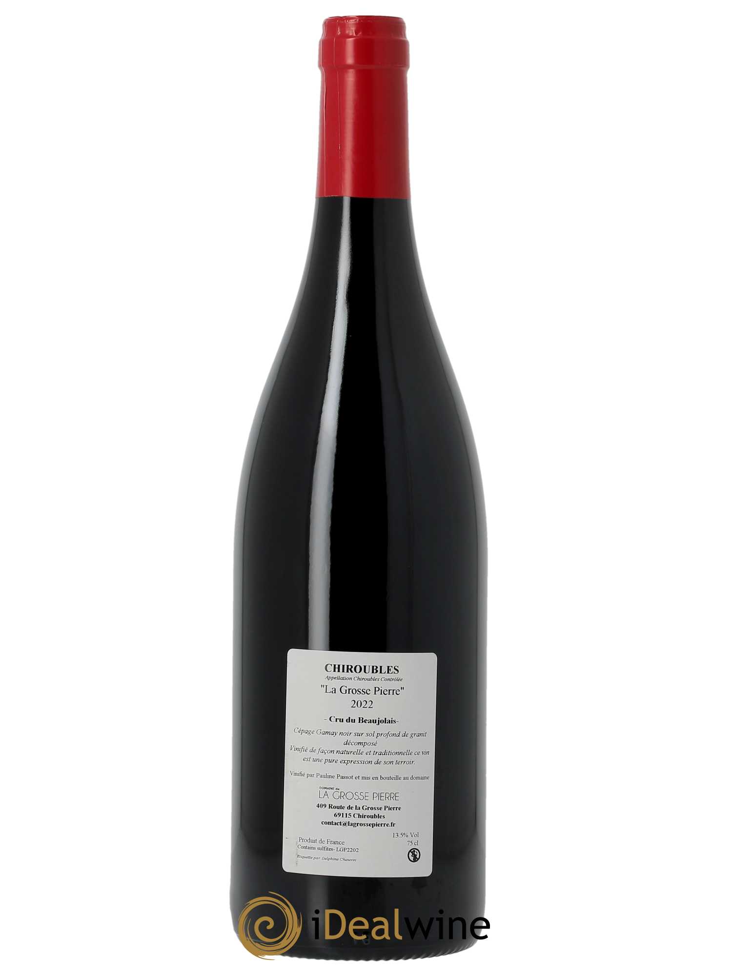 Chiroubles La Grosse Pierre La Grosse Pierre  2022 - Lot de 1 Bouteille