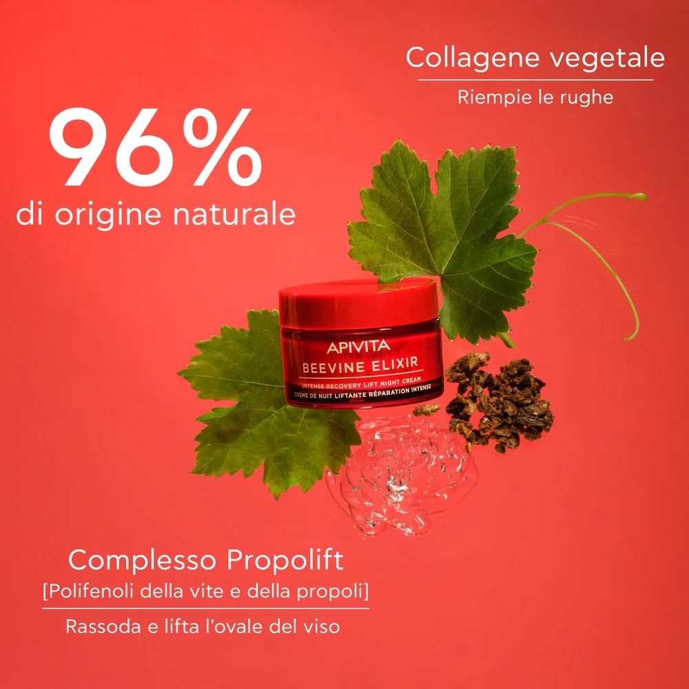 Cremă de noapte regeneratoare Beevine Elixir Intensive Lifting - Tratament de noapte antirid, Tratament de noapte pentru lifting facial