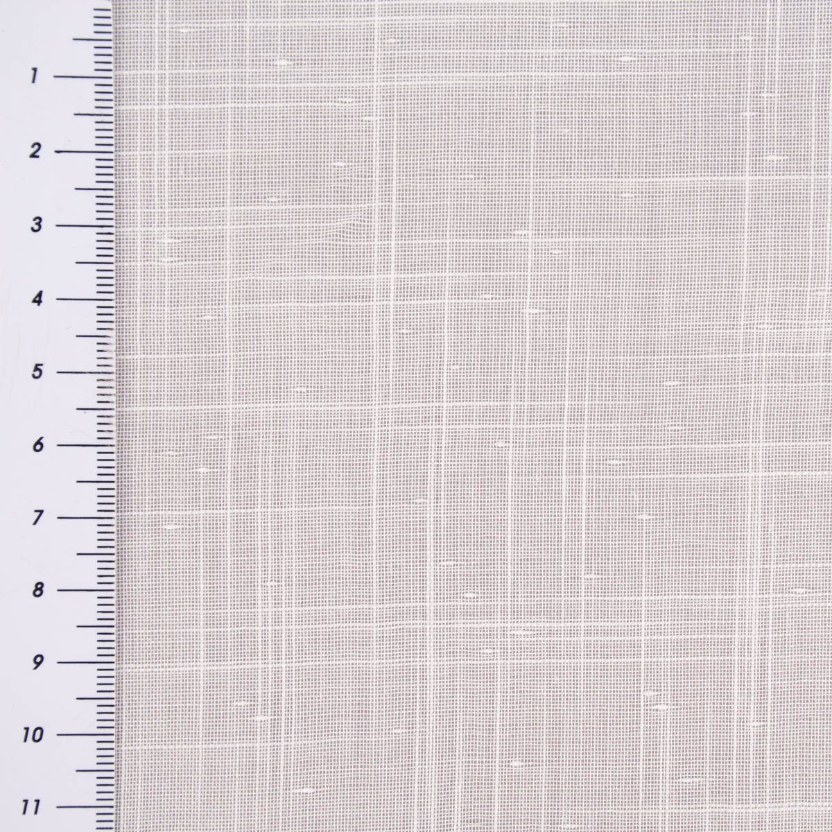 Meterware Gardinenstoff Gardinenstores Voile Leinenstruktur Noppen ecru 260cm, SCHÖNER LEBEN., leicht perforiert, Voile, mit Bleiband, pflegeleicht