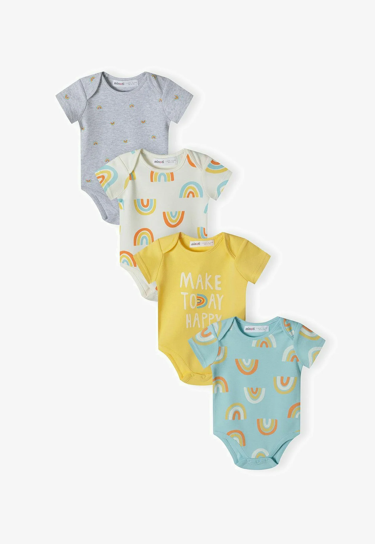 MINOTI PACK DE 4 MANGAS CORTAS - Body