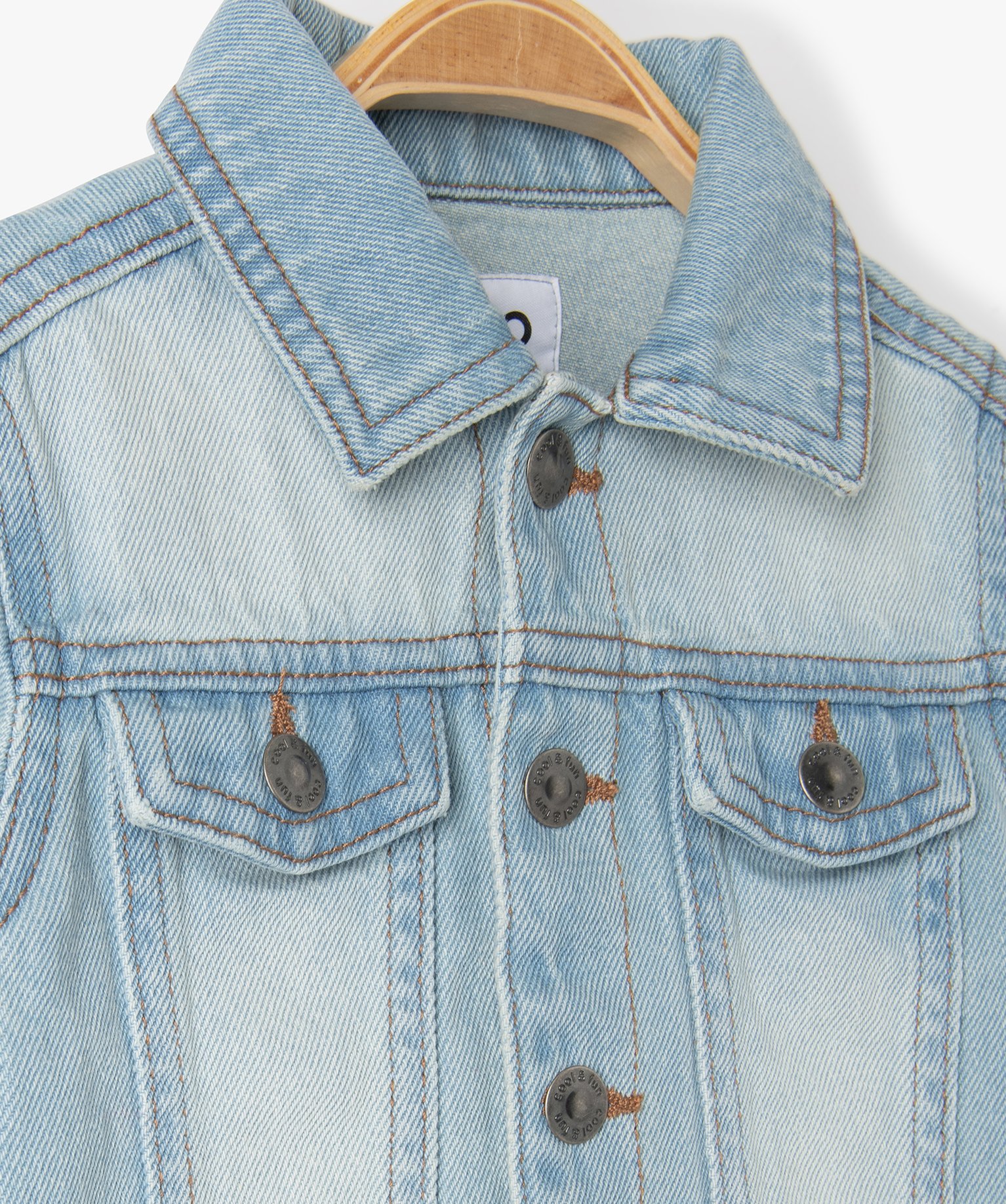 Veste en jean bébé Garçon coloris délavé stone | GEMO