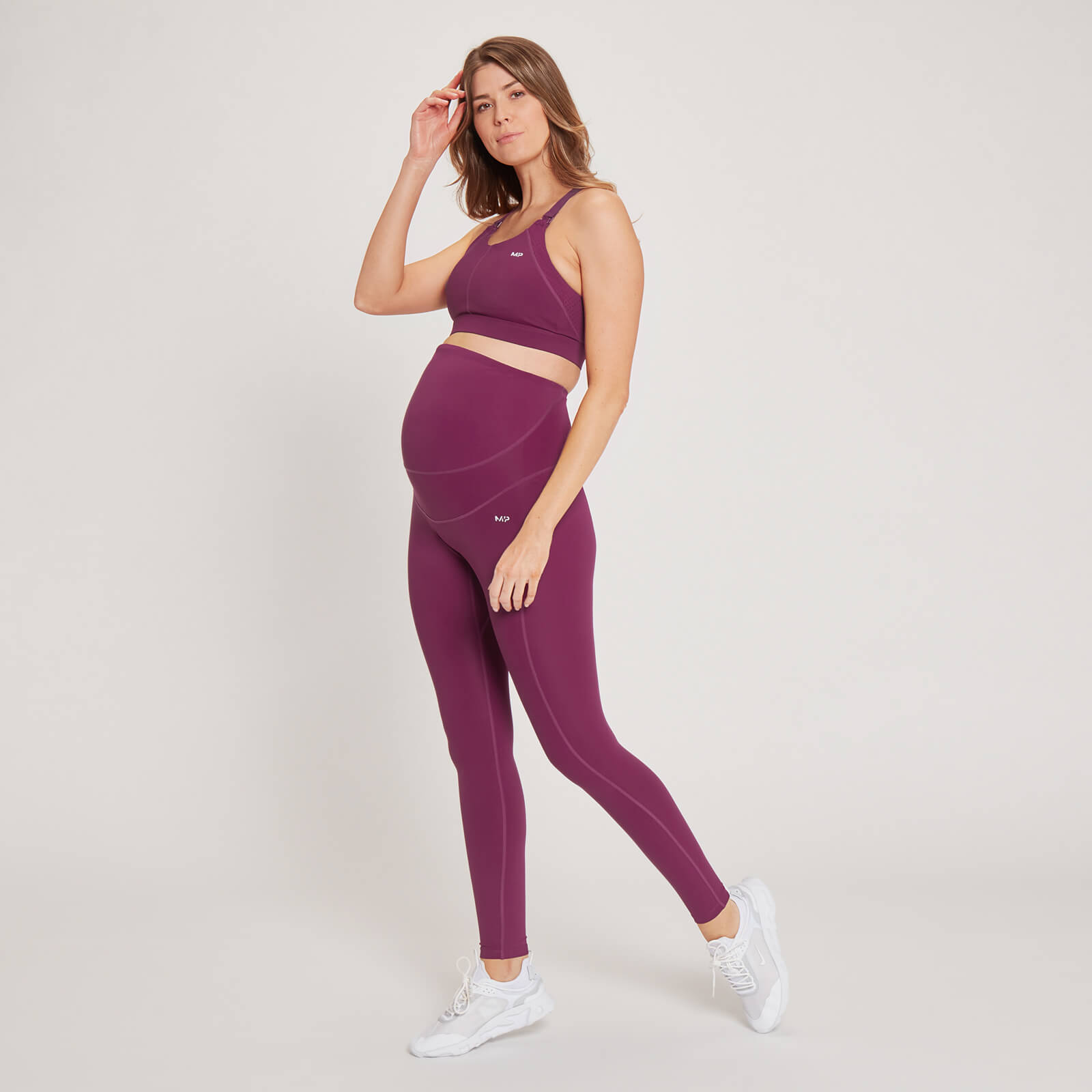 Legging de maternité MP pour femmes  – Violet foncé