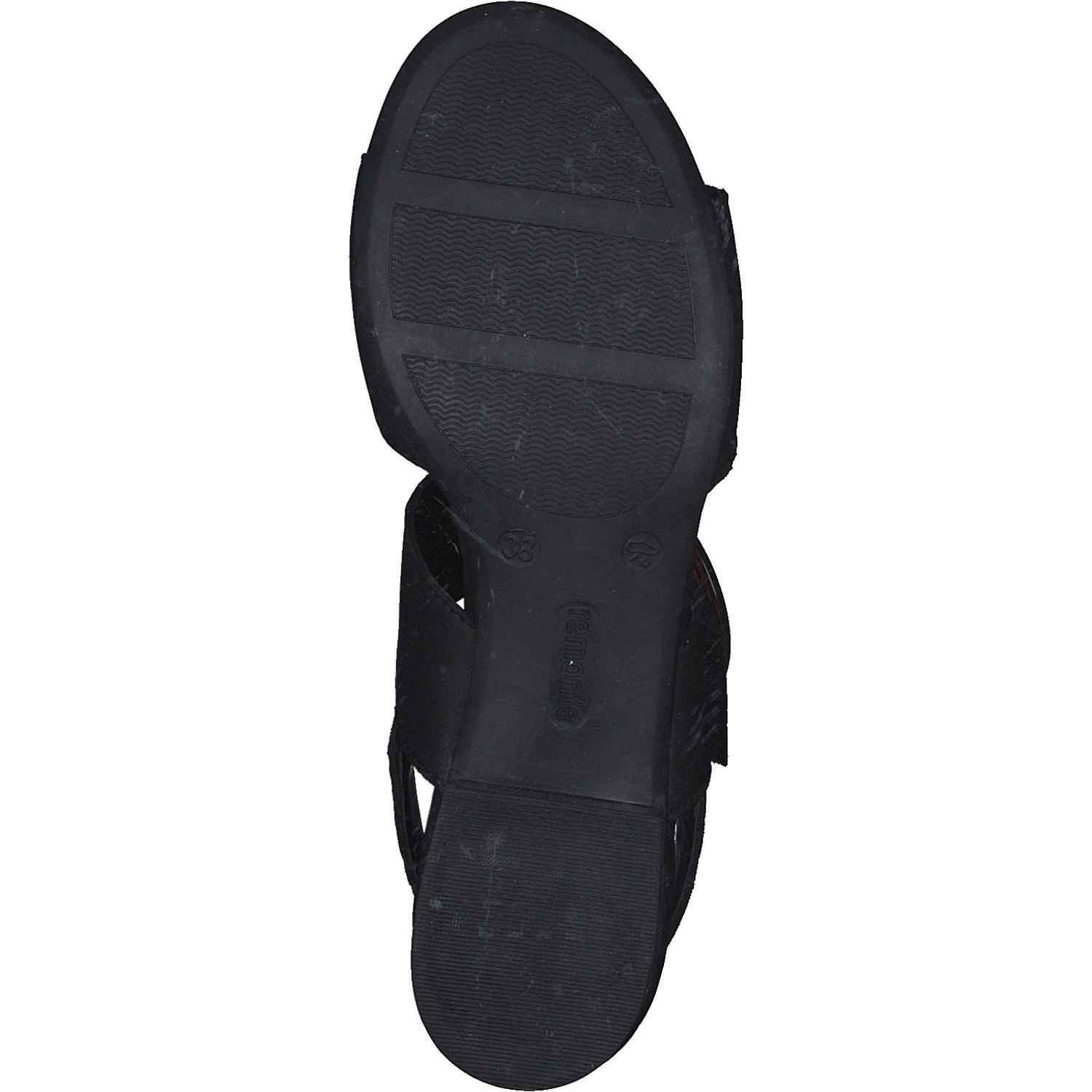 Remonte D0P53, Keilsandaletten, Damen, schwarz/schwarz