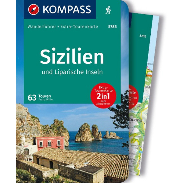 KOMPASS WANDERFÜHRER SIZILIEN UND LIPARISCHE INSELN