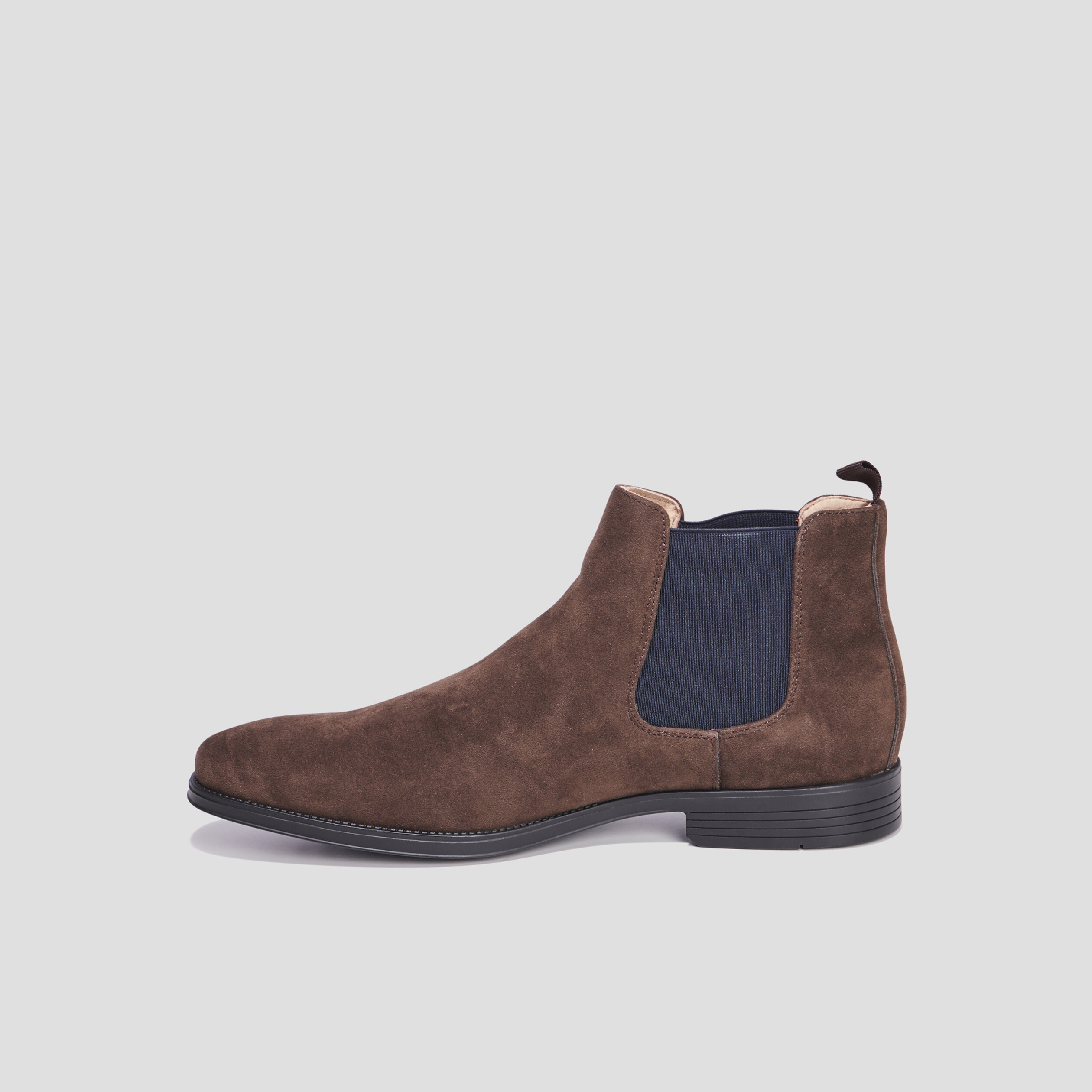 Bottines chelsea en cuir Barles marron foncé homme | La Halle