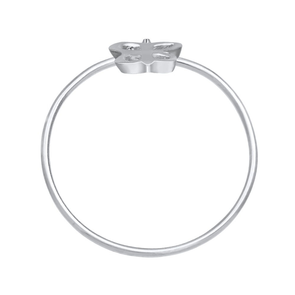 Elli Elli Bague Femmes Motif Papillon Tendance en argent sterling 925 Bague
