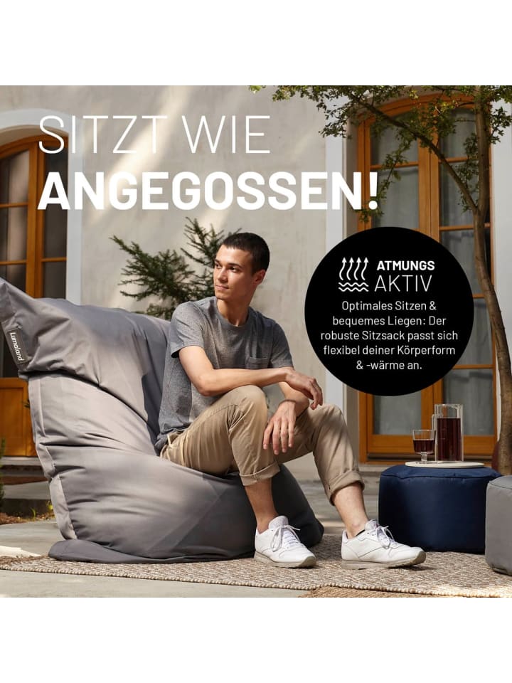 Lumaland LUMALAND Sitzsack Classic XXL (380 L) - In- & outdoor - Rotwein günstig kaufen onesize