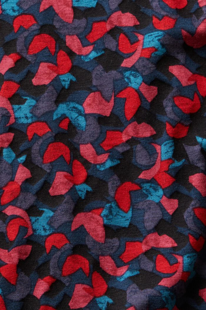 Blusen-Shirt mit Allover-Print