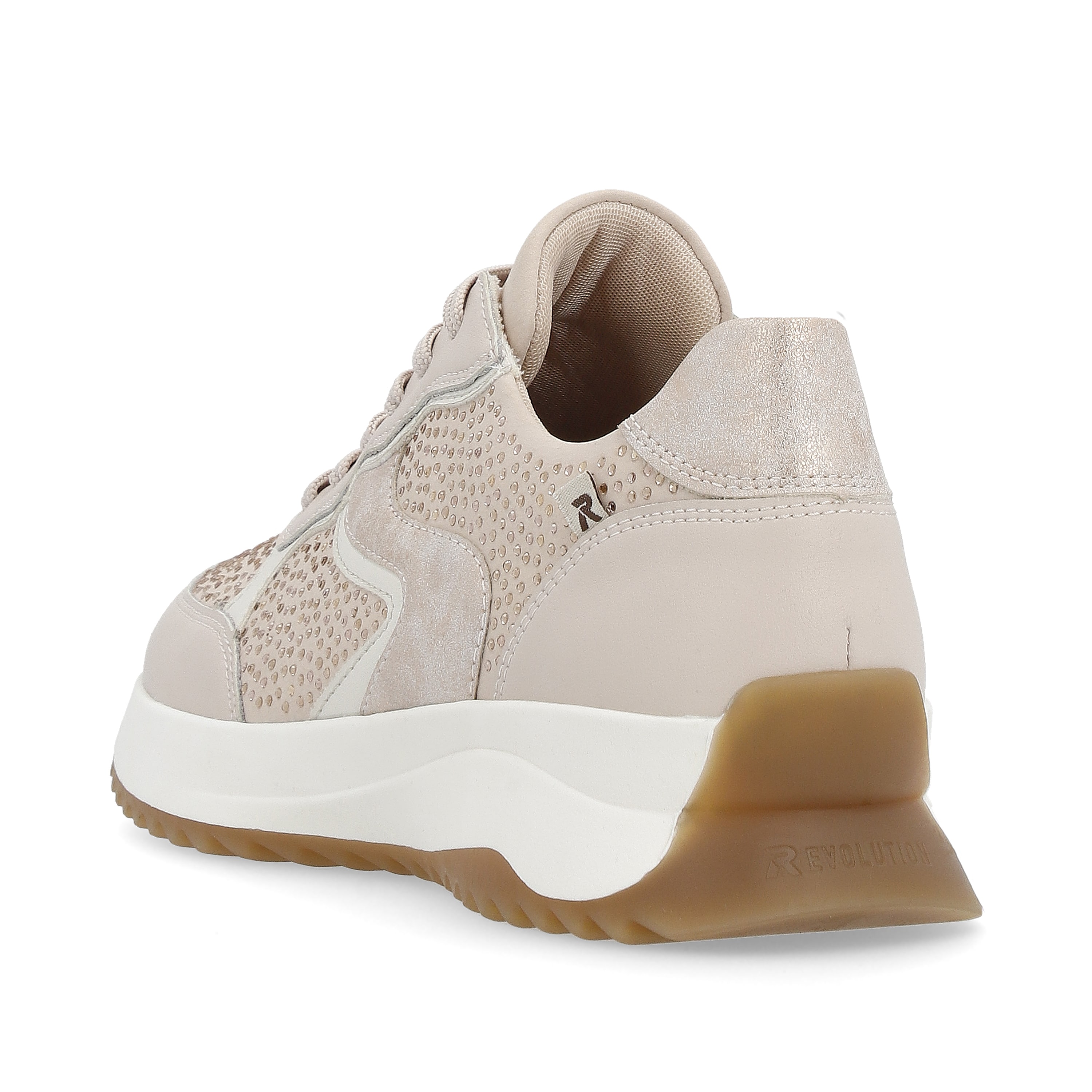 Rieker Damen Sneaker Low champagne