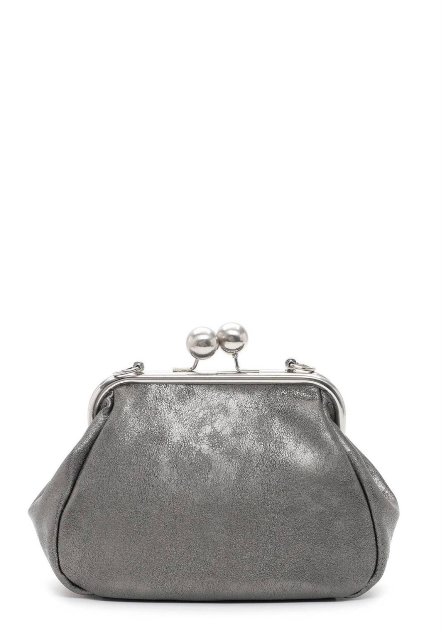 SINA JO Handtaschen silber BÜGELTASCHE