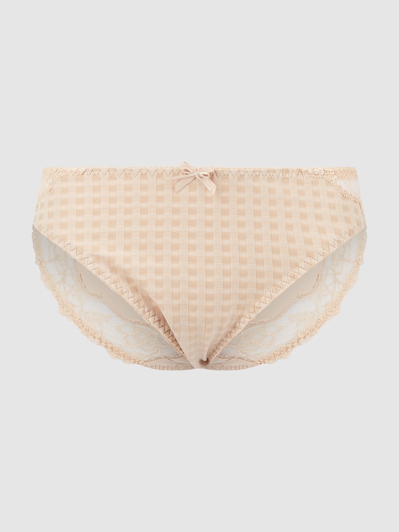 Slip mit Spitze Modell 'Madison' in beige