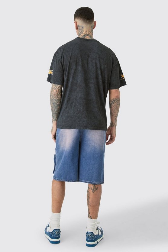 Tall Oversize T-Shirt mit Print
