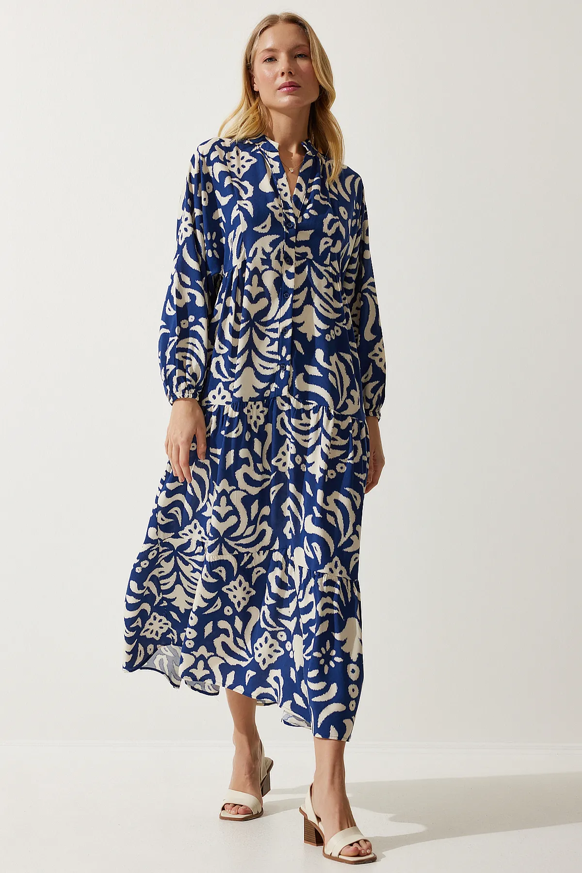 Happiness İstanbul  Kleid - Dunkelblau - A-Linie