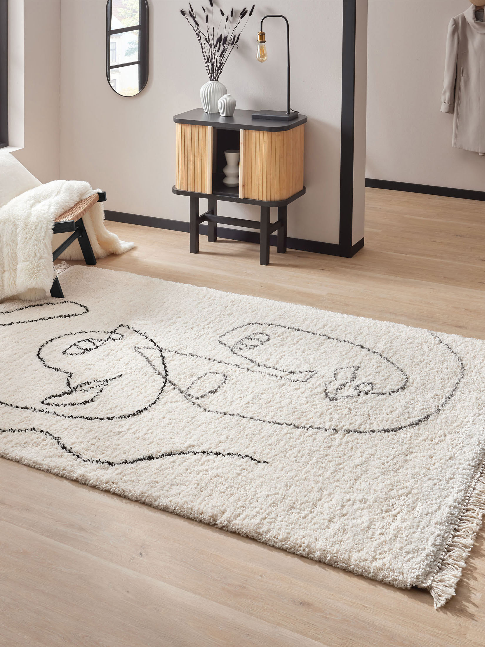 Innuendo Designer-Teppich, Ivory