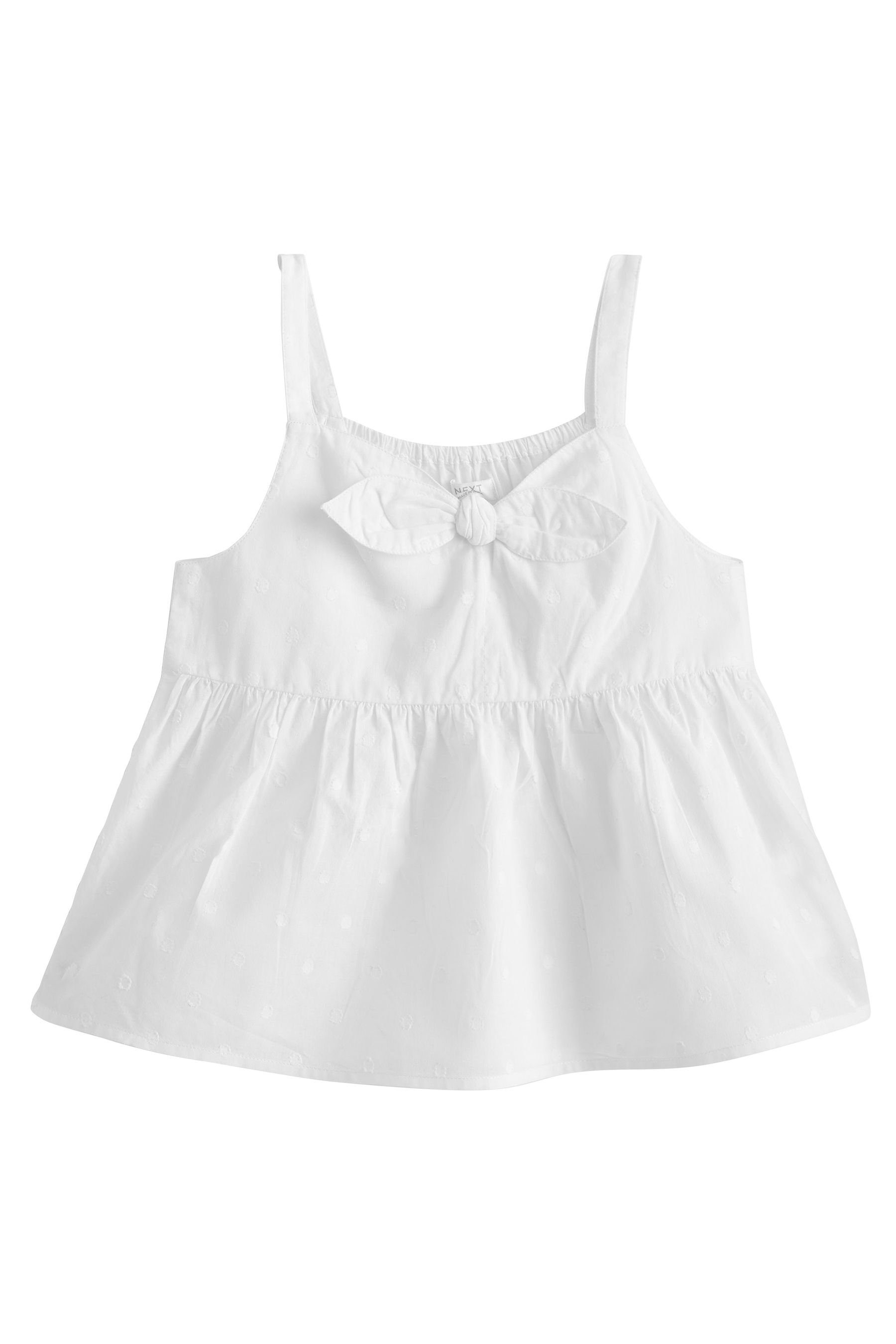 Next Blusentop Bluse mit Schnürung vorn (1-tlg)