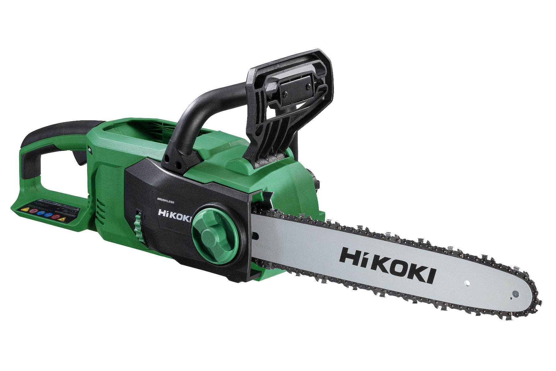 HiKOKI CS3635DBW4Z Akumuliatorinis grandininis pjūklas 35 cm - daugiavoltis 36 V be akumuliatorių ir įkroviklio
