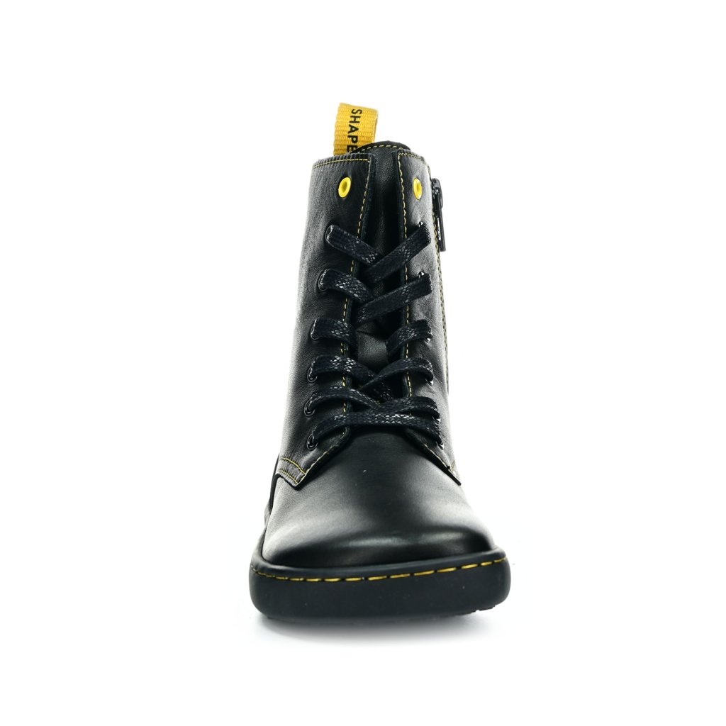 Shapen Maverick Mini Black & Yellow Barfußstiefeletten