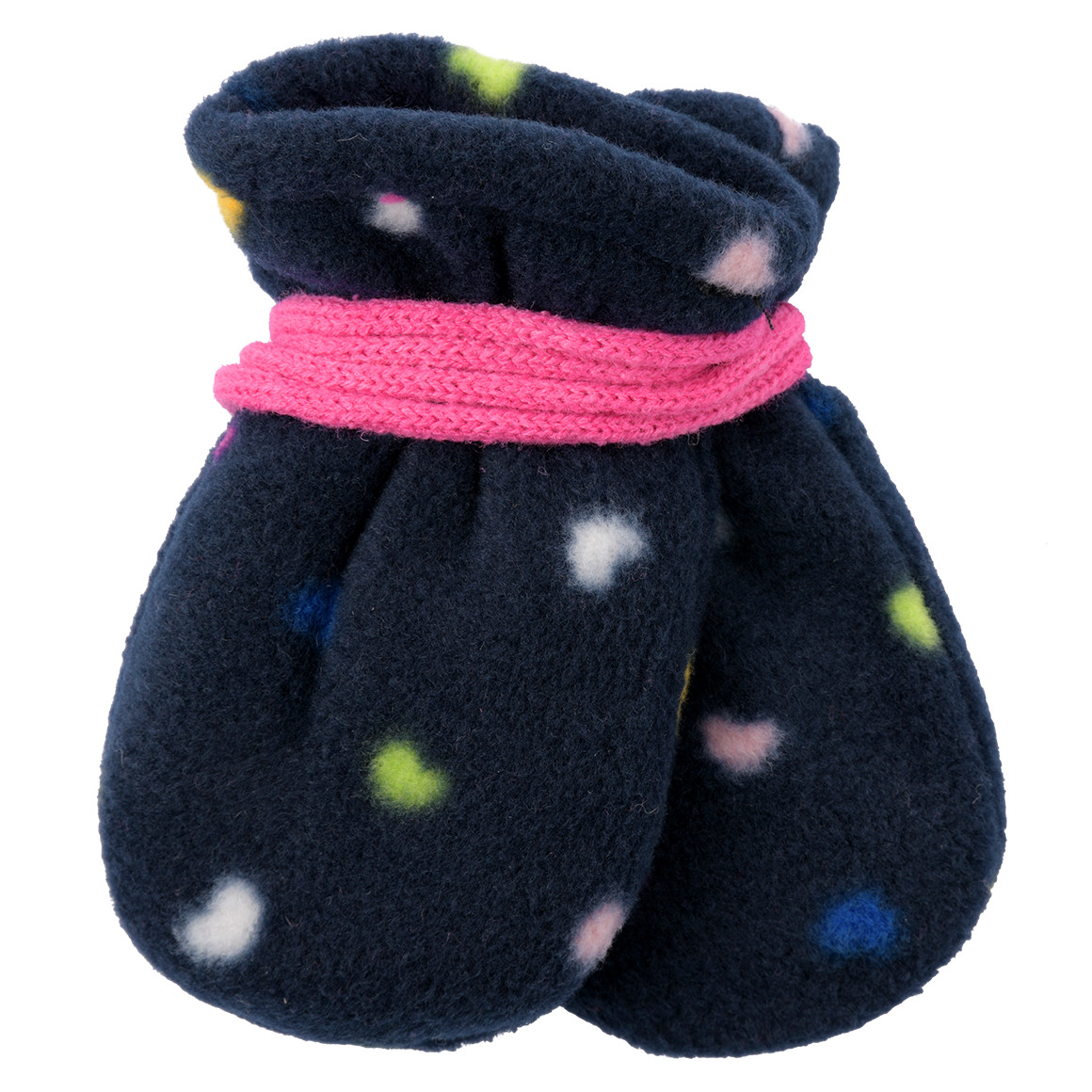 Baby Fäustlinge mit Herz-Allover