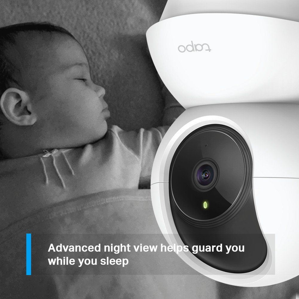TP-Link Tapo TC70 Pan/Tilt Home Security WiFi Kamera Überwachungskamera (Innenbereich, 1-tlg)