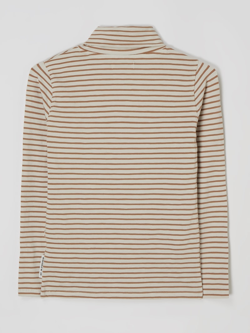 Longsleeve mit Rollkragen in offwhite
