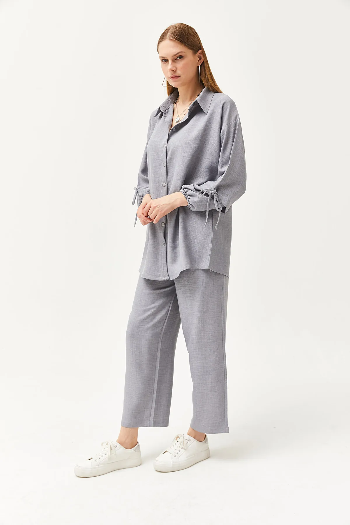 Olalook  Zweiteiler - Grau - Regular Fit