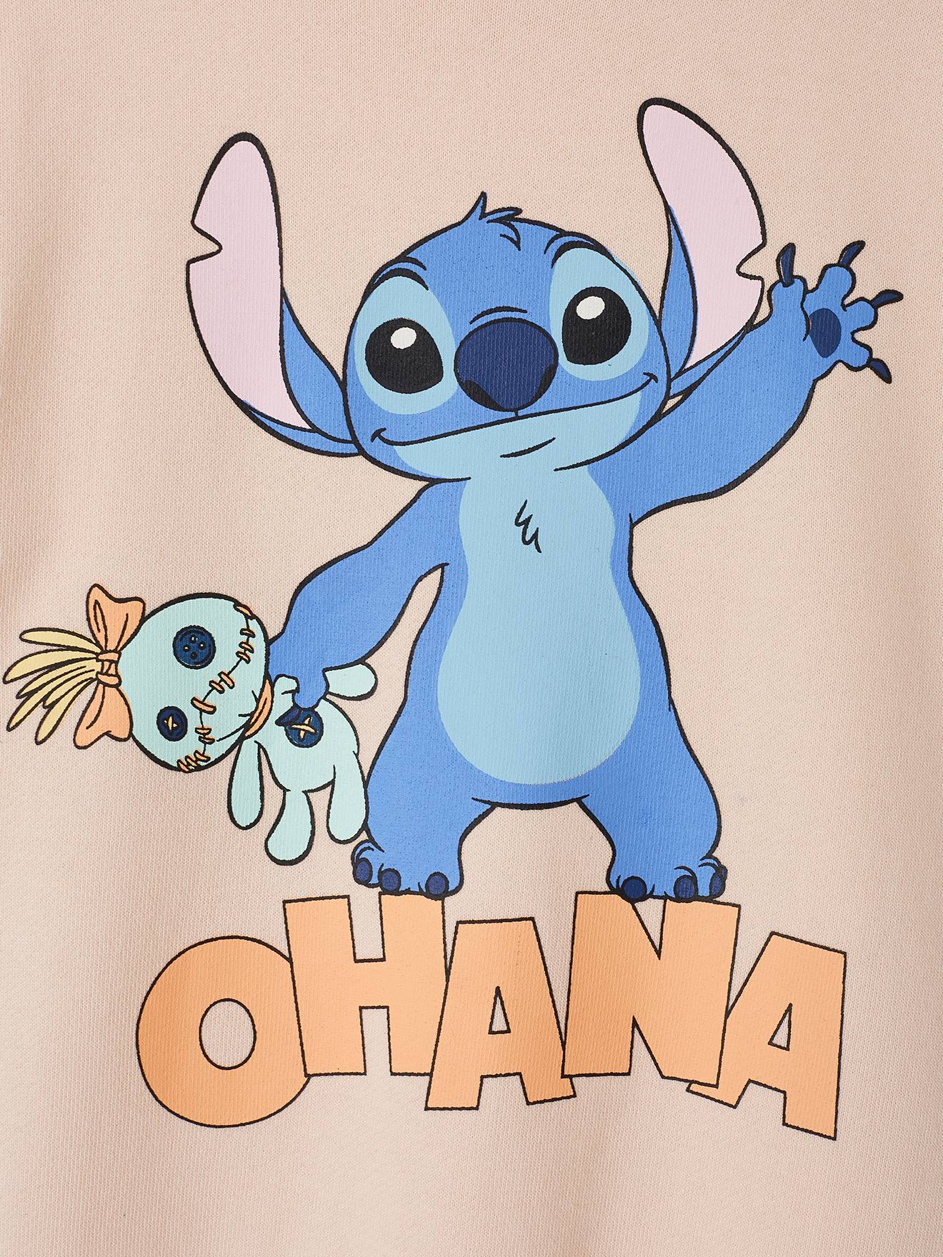 Lilo & Stitch Kinder Sweatshirt LILO & STITCH - hellrosa