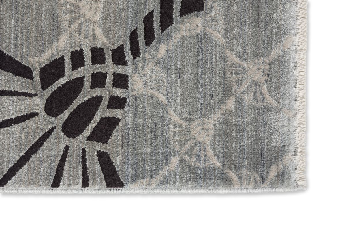 Joop! Webteppich Cornflower Double Silber 170 x 240 cm