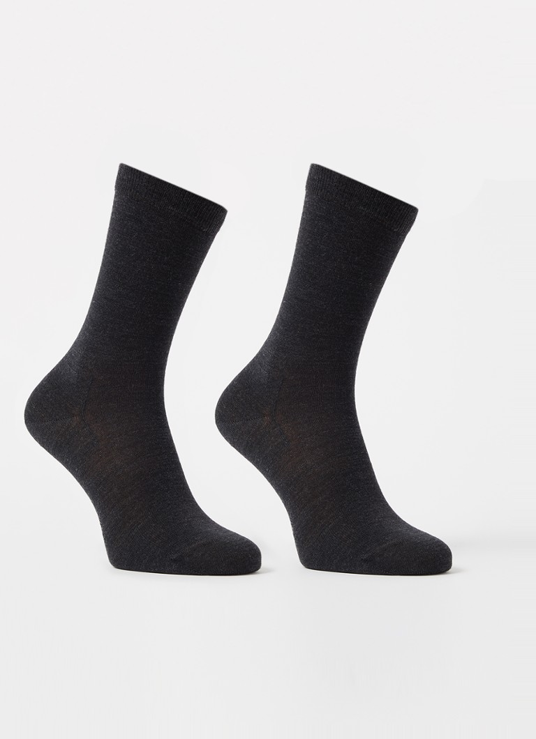 Ponožky Falke Soft Merino zo zmesi vlny, balenie 2 kusov