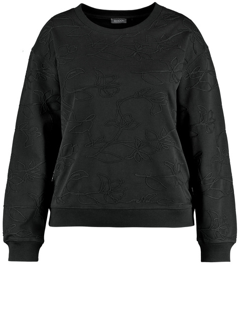 Sweatshirt mit Kordelapplikation