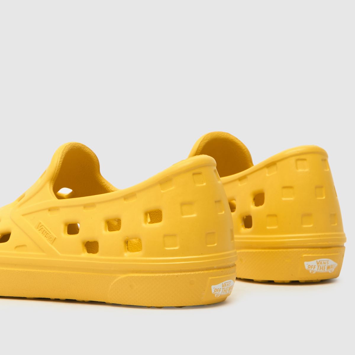 Vans gula slip-on trk sandaler för småbarn