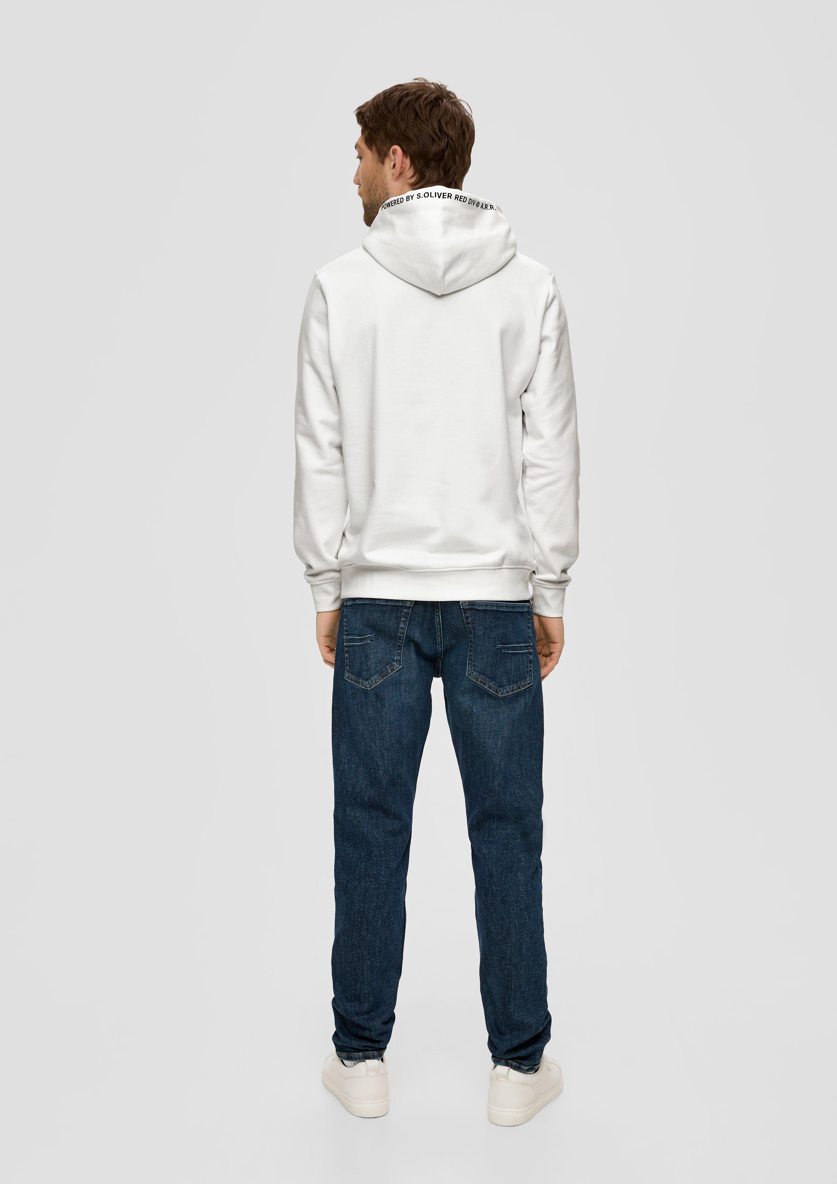 Kapuzensweater mit Labelprint  2141488-01D2