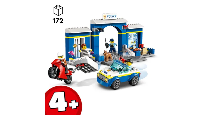 LEGO City 60370 Ausbruch aus der Polizeistation