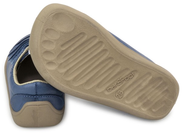 bar3foot Elf ~ Walker Leder Sneaker ~ Blau