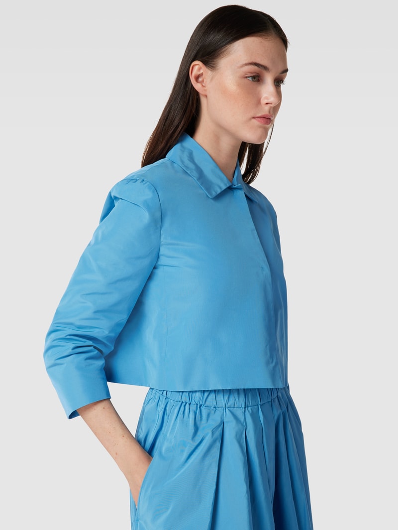 Blazer mit Umlegekragen Modell 'CANDIDA' in rauchblau