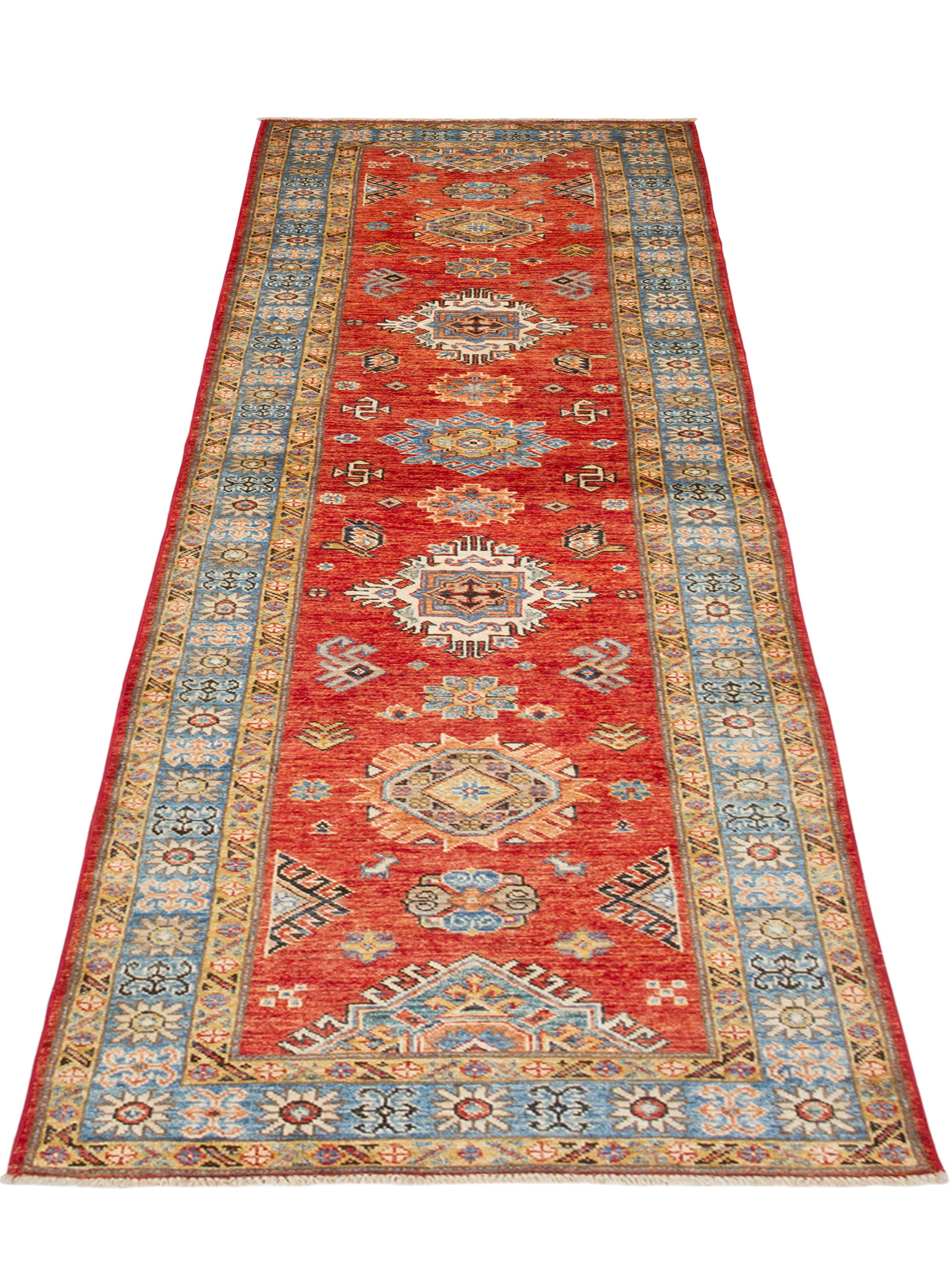 Kazak Ghazni ca. 80 x 267 cm, Unikat / Einzelstück